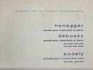 HONEGGER DEBUSSY KODALY french CELLO rare LP GUY & MONIQUE FALLOT Vega SUPERB 