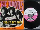 THE DOORS LIGHT MY FIRE hyper rare original EP VOGUE BIEM 1967 languette EX