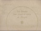 LILI KRAUS BOSKOWSKY Sonates DF 123 -124 MOZART DISCOPHILES FRANCAIS Superb 