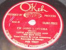 LOUIS ARMSTRONG & HIS HOT FIVE 78 rpm OKEH 8434 pre-war jazz