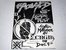 ABUSED original Kevin Crowley flyer 1982 agnostic front nyhc cause for alarm
