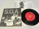 SOA - No Policy EP 3rd press  dischord records   S.O.A. minor threat black flag