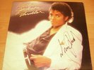 MICHAEL JACKSON - THRILLER - LP SLEEVE (SIGNED)