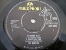 BEATLES NOWHERE MAN EP '69 PRESSING GRAMOPHONE TEXT WITHOUT SIUK TEXT