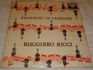 UK DECCA SXL 2194 ED1 WBG  PAGANINI 24 CAPRICES RUGGIERO RICCI