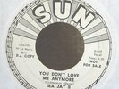 Teen Rock 45-Ira Jay II-You Don't Love Me Anymore-Sun 351-PROMO-Strong VG