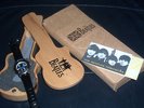 THE BEATLES WHITE ALBUM APPLE WATCH & WOODEN GUITAR CASE & BOX NEAR MINT 