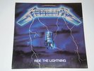METALLICA Ride The Lightning  Gold st Promo LP 1st Press 1984