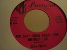 DANA VALERY - YOU DON'T KNOW WHERE YOUR INTEREST LIES - VERY GOOD+