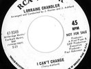 Lorraine Chandler : RARE Northern Soul 45 on RCA Victor-