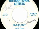 VILAS CRAIG & THE VISCOUNTS Black-Out SURF INSTRUMENTAL 45