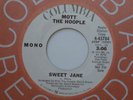 1972 Rock 45 MOTT THE HOOPLE Sweet Jane  COLUMBIA 45784 dj promo MONO/STEREO