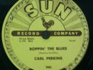 Carl Perkins 1956 Boppin' The Blues Rare 78 RPM Sun 243 Very Good++ NR