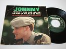 JOHNNY HALLYDAY LUI DIT ADIEU EP PHILIPS 437007 FOND NOIR