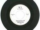 RARE 45 RPM, The Beatles, Vee Jay Records # 581, White Label, Please Please Me