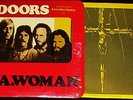 RARE SHRINK + STICKER 1971 Window Cov   THE DOORS = LA WOMAN psych blues JIM