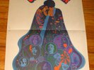 Original 1970s large size WOODSTOCK Hippie Psychedelic Poster