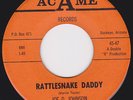 Rockabilly 45 - JOE D. JOHNSON - Rattlesnake Daddy / T For Thelma