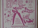 Rare Elvis Presley single sleeve PERU PERUVIAN - Fiesta en California - No 637