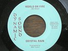 Garage punk 45 record, Crystal Rain,  