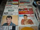 ELVIS PRESLEY 45'S W/ PICTURE SLEEVES  PLUS 75 OTHER MIXED 45'S