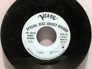 THE VELVET UNDERGROUND WHITE LIGHT WHITE HEAT VERVE DISC JOCKEY 45