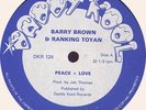 Barry Brown & Ranking Toyan - Peace and love 12