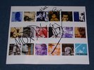 THE SMITHS - PHOTOGRAPHIC CONTACT SHEET - SIGNED BY MORRISSEY & MARR