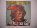 disque 45T JOHNNY HALLYDAY made in madagascar