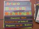 LP 10'' 25 CM ARTURO BENEDETTI MICHELANGELI CIACCONA BACH BRAHMS PAGANINI N/MINT