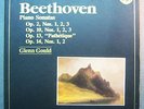 COFANETTO 3 LP LUDWIG VAN BEETHOVEN SONATE PER PIANO OP.2-10-13-14 - GLENN GOULD