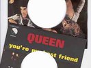 QUEEN two Italian picture-sleeves with large-hole just used for jukebox-singles