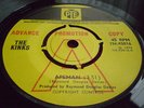 THE KINKS Apeman ORIG 1970 UK Pye DEMO EX+ 7N 45016 Yellow Demonstration Labels