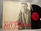 THE RETURN OF ART PEPPER SCORE DG SLP 4032 SHELLY MANNE SHELDON VINNEGAR FREEMAN