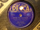 BOB CROSBY with TEDDY GRACE - Over the Rainbow      DECCA 2657      78rpm