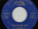 70s Soul Funk 45 CHECKMATES LTD. Run N****r Run RUSTIC HEAR NM