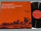 BEAUX ARTS TRIO piano trios MENDELSSOHN 1stPress PHILIPS MINT