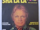 Claude François, 45 tours pochette dédicacée, Autographe original. Rare