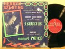 ODEON ODX 159 HENRYK SZERYNG violin SIBELIUS PONCE CTO VG++ TO NM