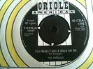 THE MIRACLES  YOU REALLY GOT A HOLD ON ME   ORIOLE  CBA 1795   VG+ CON