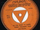 Bobby Freeman  - Do You Want To Dance UK 1958 1-SIDED LONDON DEMO 7
