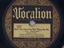 Leroy Carr & Scrapper Blackwell  Vocalion 1519 Blues