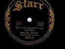 CANADA QUEBEC FRENCH FOLK 78 RPM MADAME BOLDUC MARY TRAVERS TOUT LE MONDE A LA