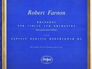 ROBERT FARNON rhapsody for violin and orchestra DS 6057 uk delyse LP PS EX/VG