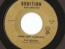 THE ROGUES Train Kept A-Rolling original AUDITION 45 garage punk Pebbles classic