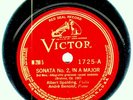 VICTOR GOLD CIRCULAR LABEL SET VM-288: SPALDING PLAYS BRAHMS SONATA (1936)