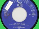 BIXIE CRAWFORD Go 'Way Blues 45rpm C-Note 1955