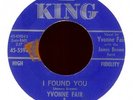 YVONNE FAIR JAMES BROWN BAND I Found You on King R&B 45 Hear