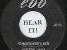 DOO WOP 45 The Hollywood Flames (Ebb #144) Frankenstein's Den/Strollin On Beach