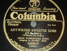 DIXIE WASHBOARD BAND - Anywhere sweetie goes - 78 rpm Columbia EX + 